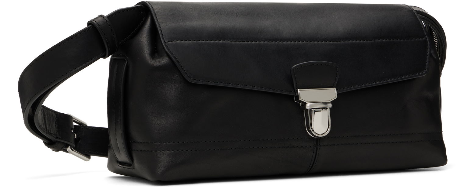 Skuldertaske LEMAIRE Lemaire Small Gear Leather Crossbody Bag Sort | BG0084 LL0122, 1