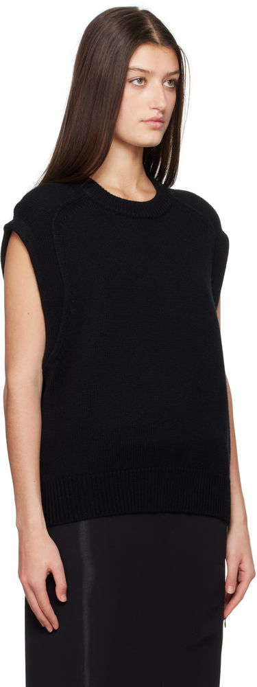 Sweater Loulou de Saison Loulou de Saison Mari Sleeveless Knit Top Sort | MARI, 1