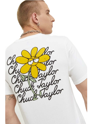 T-shirt Converse Standard Fit Script Star Seasonal Grow Together Theme 1 Tee Hvid | 10025433.A01
