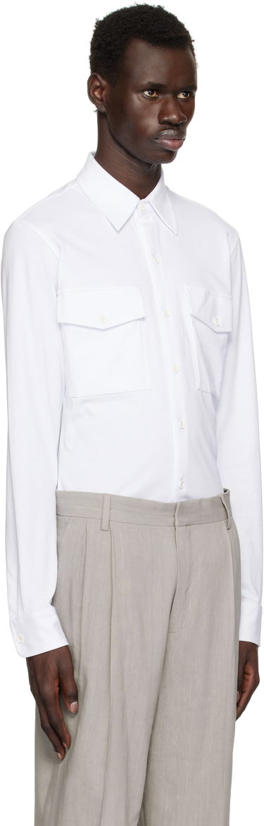 Skjorte Dries Van Noten Dries Van Noten Jersey Shirt Sort | 251-021118-1603, 4