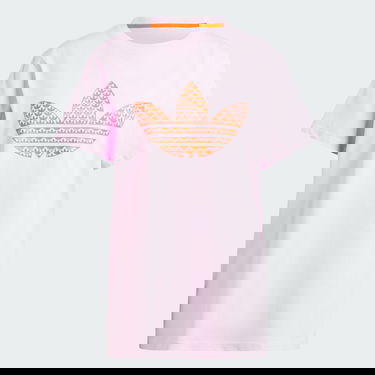 T-shirt adidas Performance Trefoil Monogram Infill Beige | IJ7068, 4