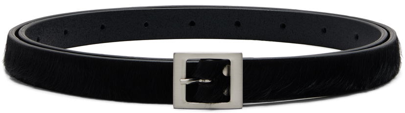 Bælter Rick Owens Rick Owens Concordians Mini Stooges Pony-Hair Belt Sort | RR02E1479 LHL