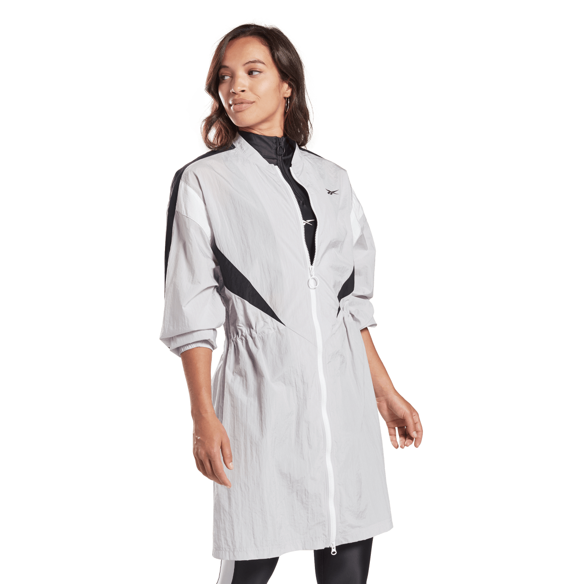 Jakke Reebok Long Full-Zip Woven Jacket Grå | FI6805, 0