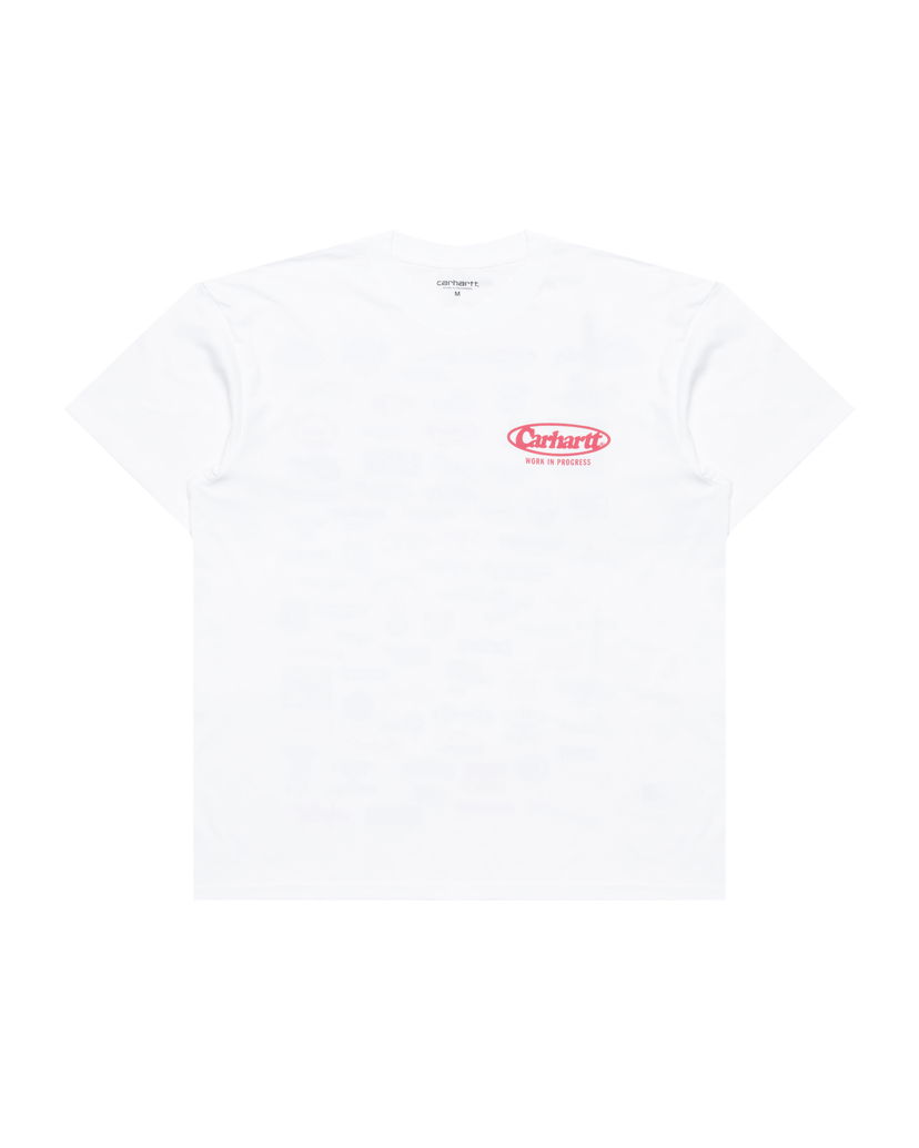 T-shirt Carhartt WIP Carhartt WIP Short Sleeve Logo T-Shirt Hvid | I034643-02XX
