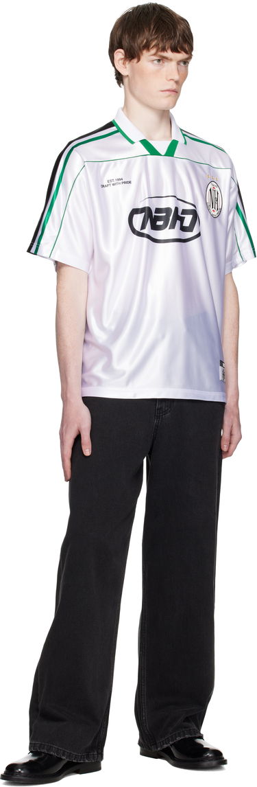 Polo skjorte Neighborhood Neighborhood Game Short Sleeve Polo Hvid | 251FPNH-CSM16, 3