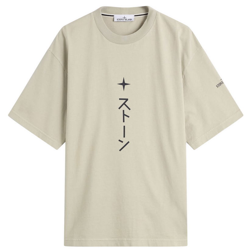 T-shirt Stone Island Stone Island Men's Island Print T-Shirt, Size Large Beige | K2S152100021-V0061