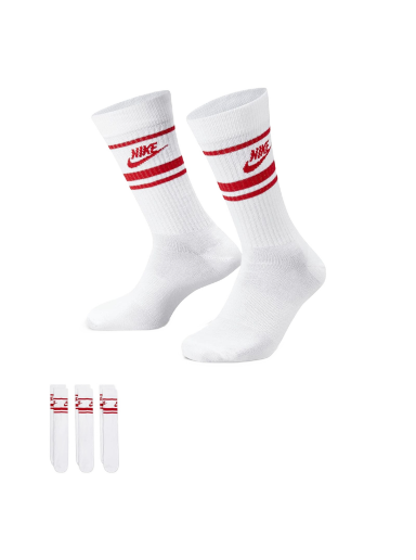 Undertøj og sokker Nike Everyday Essential Crew 3-Pack Hvid | DX5089-102