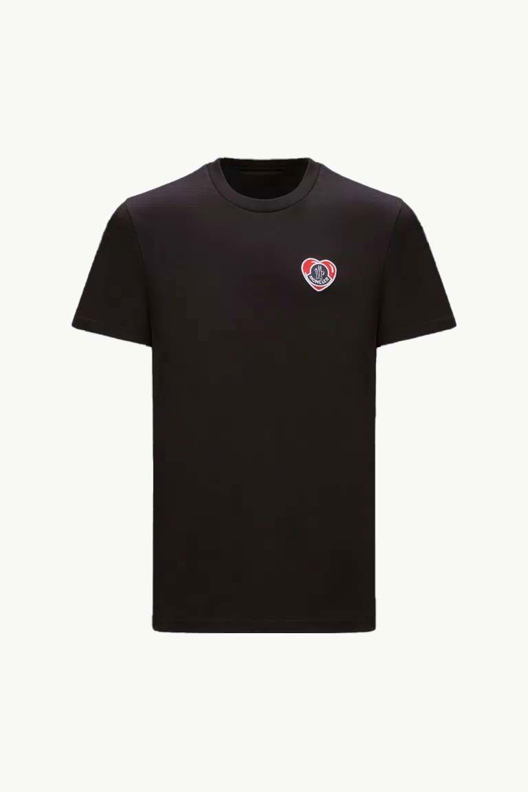 T-shirt Moncler Logo T-Shirt Sort | I20918C000418390T999
