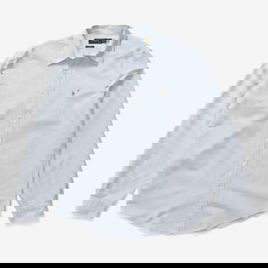 Skjorte Polo by Ralph Lauren Custom Fit Oxford Shirt Grå | 710792041004, 0