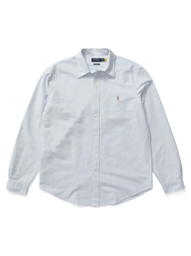 Skjorte Polo by Ralph Lauren Custom Fit Oxford Shirt Grå | 710792041004