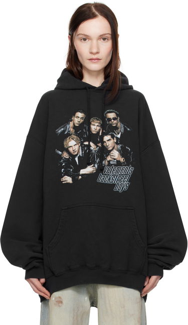 Sweatshirt VETEMENTS Vetements Backstreet Boys Print Hoodie Sort | UA66HD700B, 0