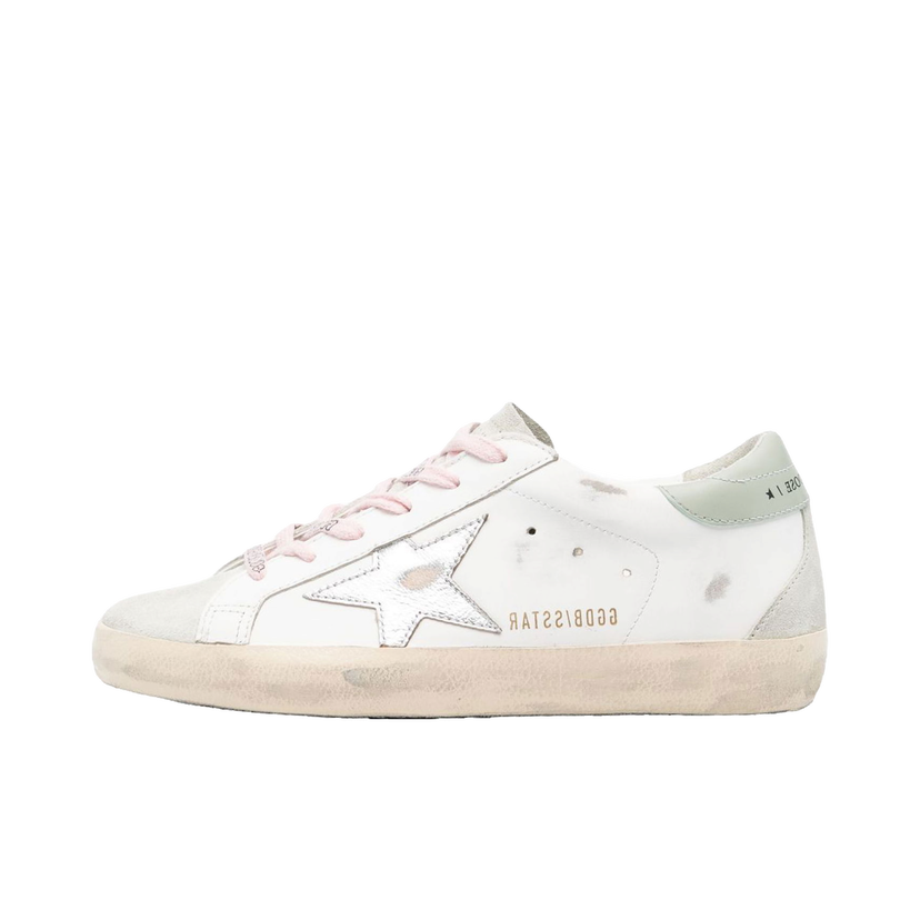 Sneakers og sko Golden Goose Super-Star White Ice Silver Aquamarine W Hvid | GWF00102.F004782.82379