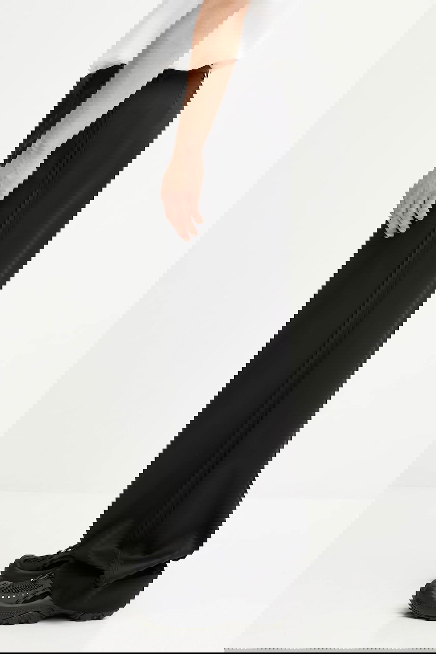 Bukser Maison Margiela MM6 Maison Margiela Wool Wide-Leg Trousers Sort | SH0KA0047.S47848.900, 1