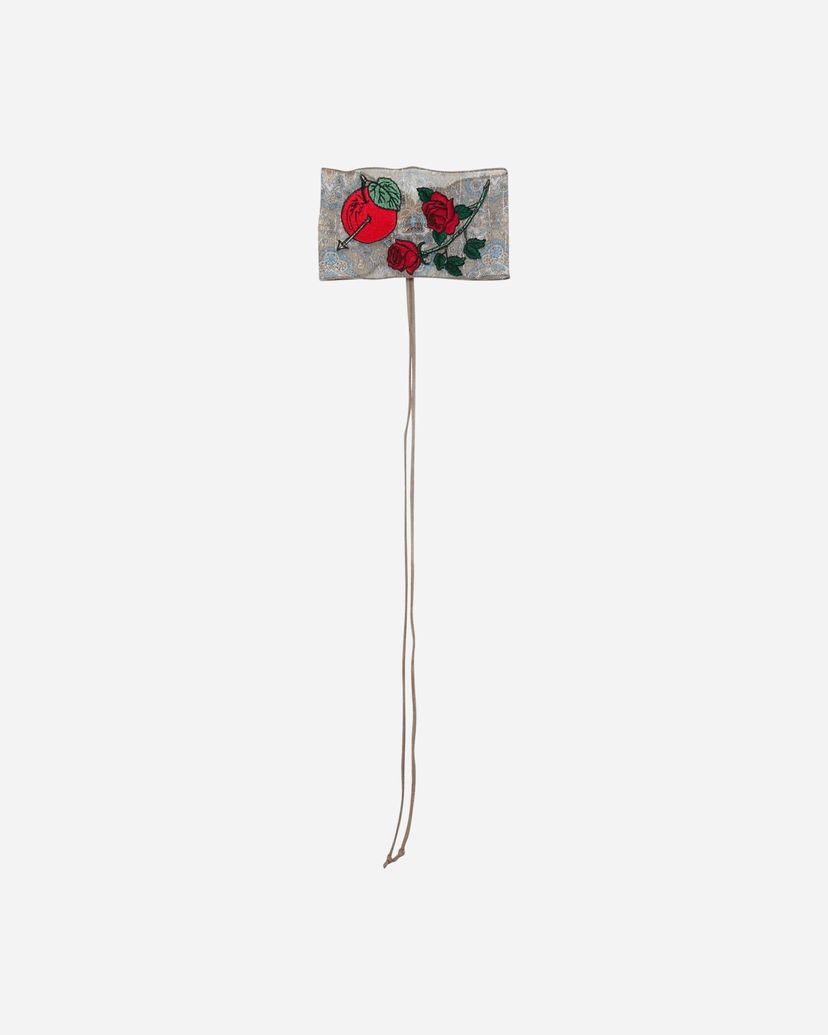 Stift UNDERCOVER Silk Choker with Apple and Rose Embroidery Beige | UC1E1N01-1 BEIGEBASE