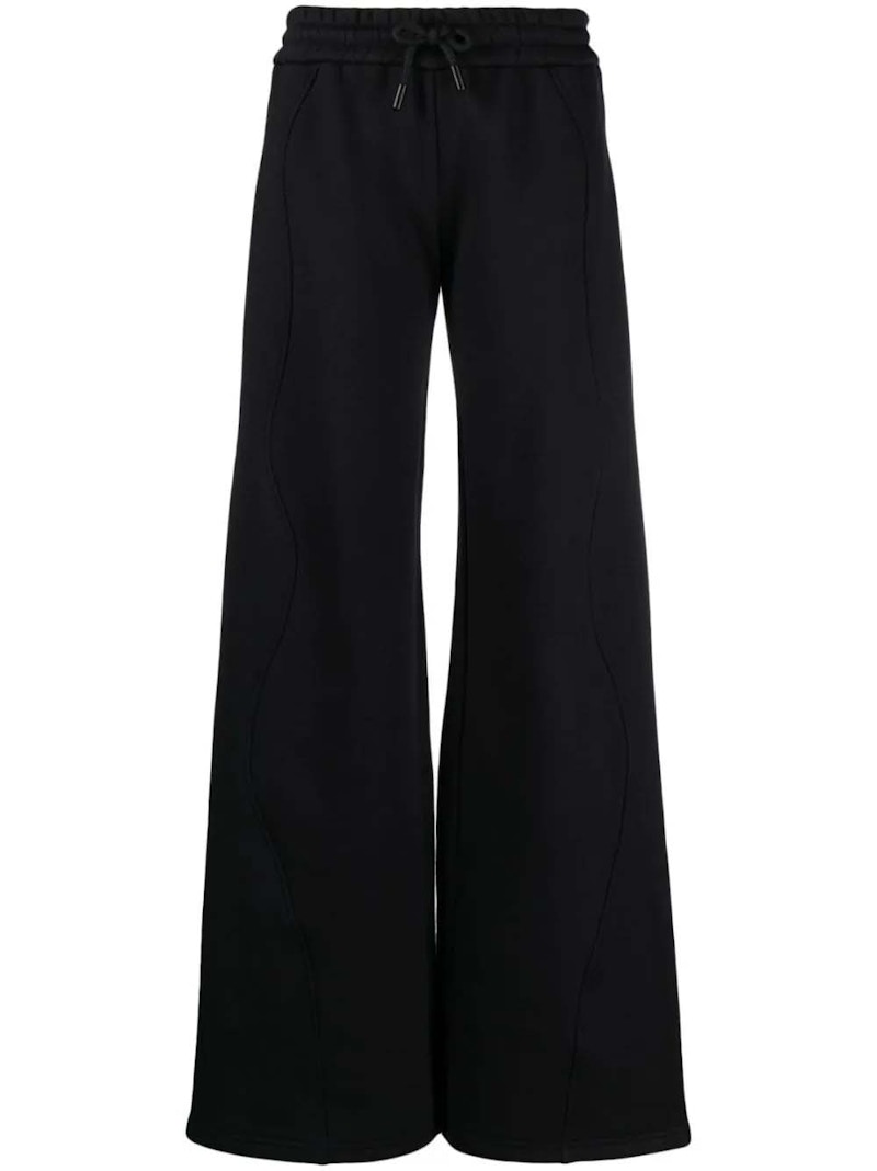 Joggingbukser Off-White Piping-Detail Cotton Track Pants Black Sort | OWCH020F23JER0011000