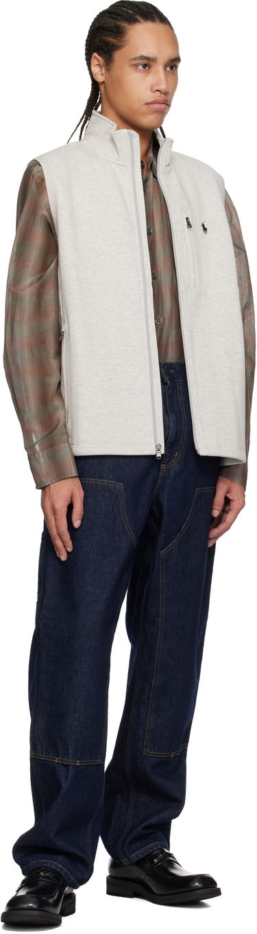Vest Polo by Ralph Lauren Polo Ralph Lauren Double-Knit Mock Neck Vest Grå | 710934621005, 3