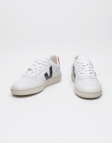 Sneakers og sko Veja V-10 Leather Extra Hvid | VX021267, 3