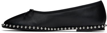 Skopleje Alexander Wang Alexander Wang Lina Ballchain Ballerina Flats Sort | 30125F047, 2