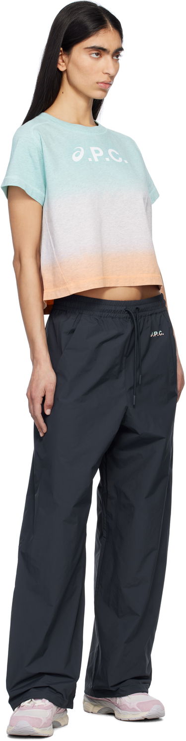 Crop top A.P.C. ASICS Edition Cloud Dip Dye Cropped T-Shirt by A.P.C. Turkis | COEAV-F26482, 3