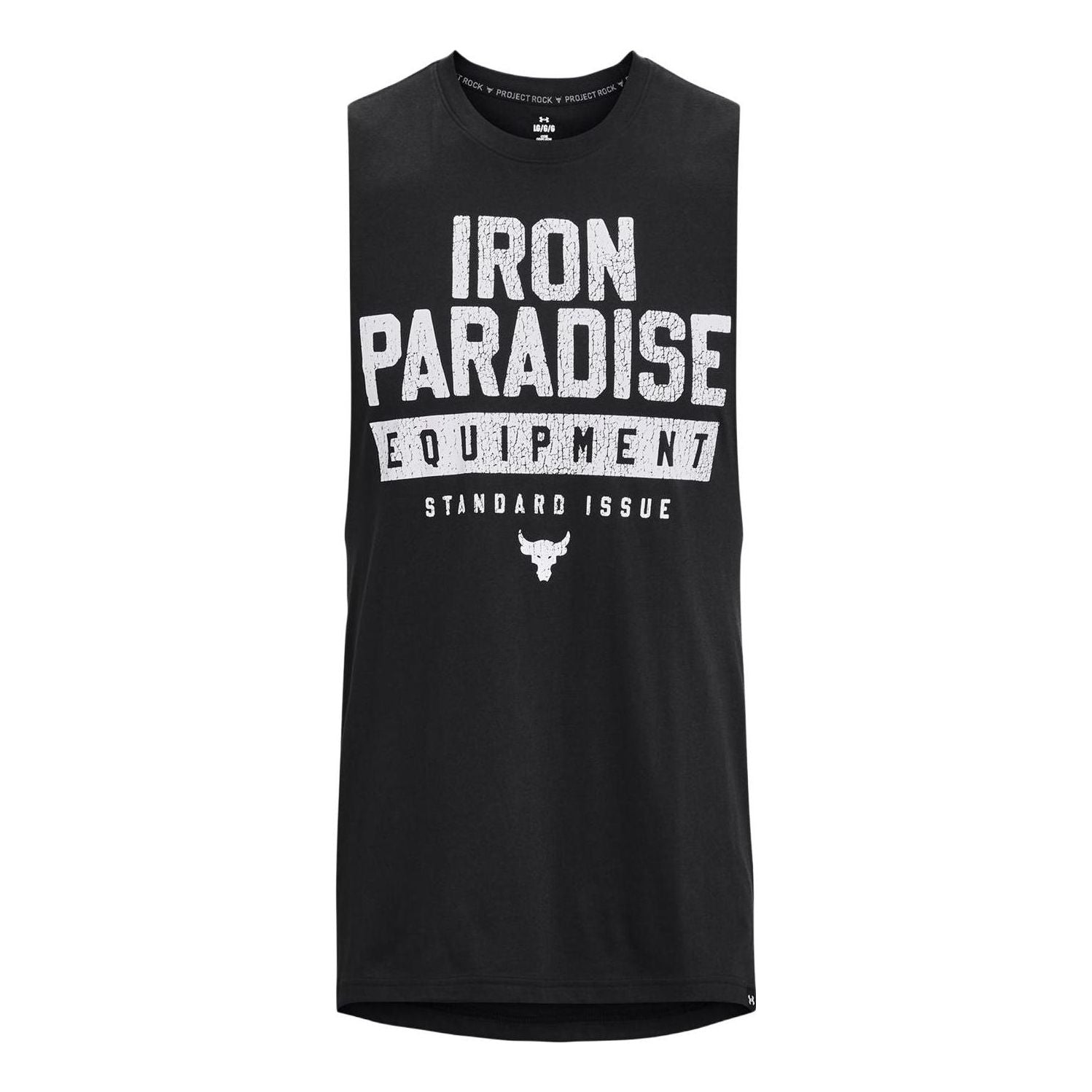 Tanktop Under Armour Project Rock Iron Paradise Graphic Tank Top Sort | 1377290-001, 0