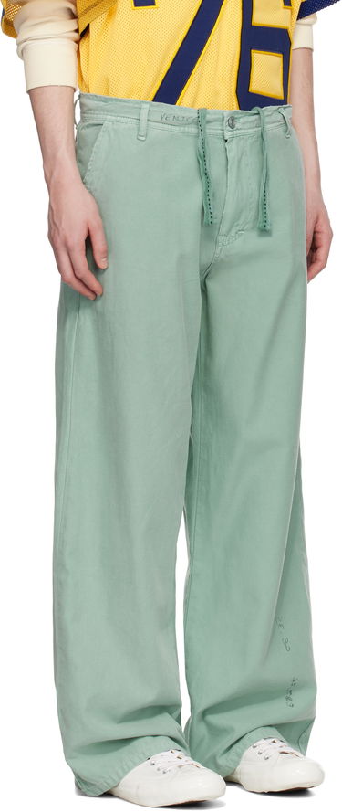 Cargo bukser ERL ERL Distressed Chino Trousers Grøn | ERL10P005, 1