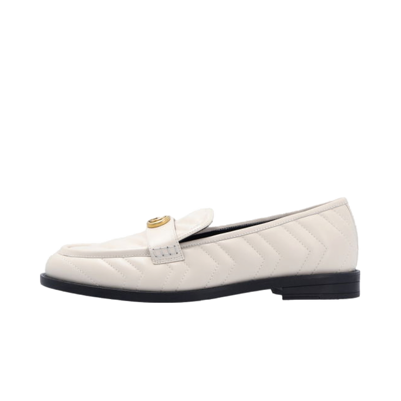 Sneakers og sko Gucci Marmont Matelassé Loafer White (Women's) Beige | 670399 BKO60 9022