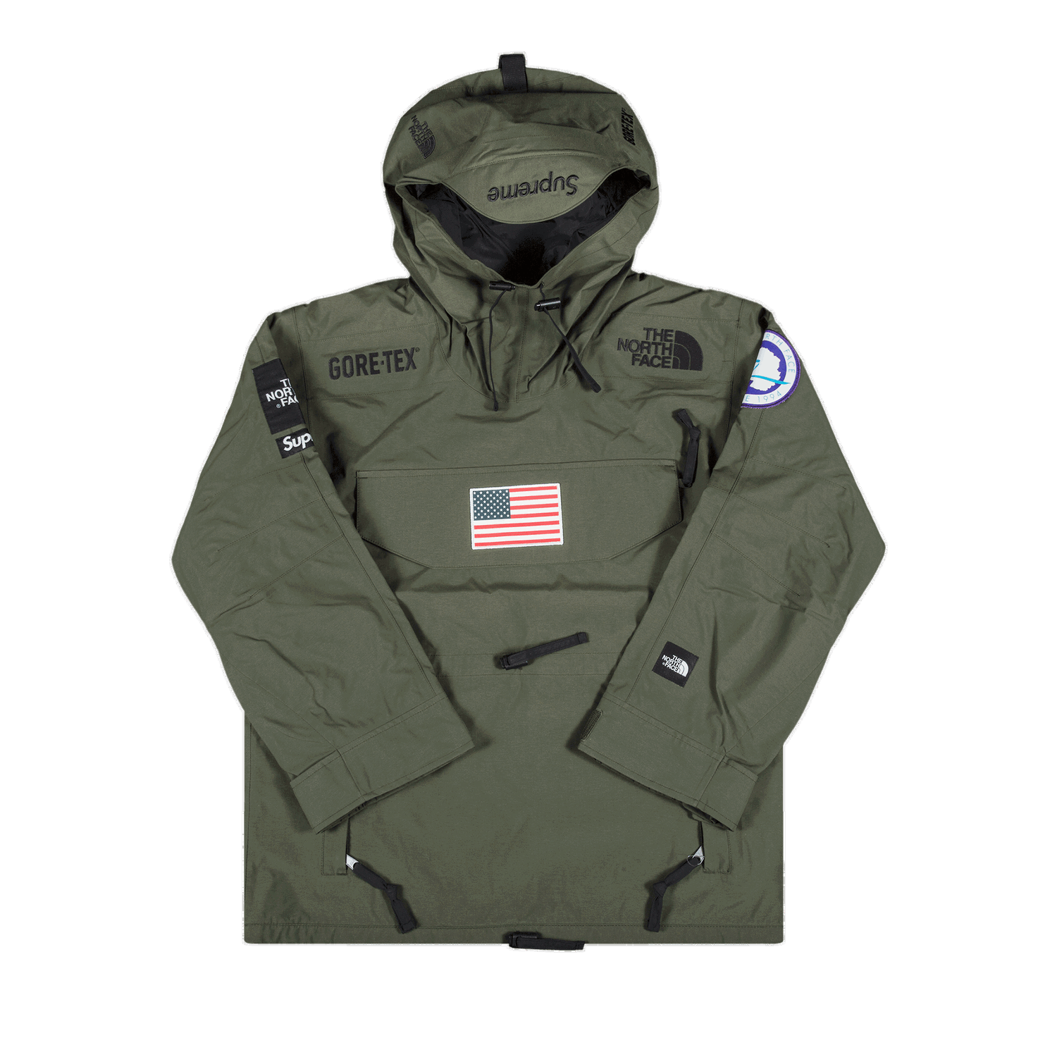 Jakke Supreme Scarface The World Is Yours Denim Jacket Grøn | SS17J1 OLIVE, 0