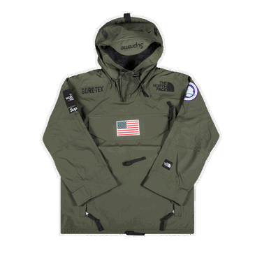 Jakke Supreme Scarface The World Is Yours Denim Jacket Grøn | SS17J1 OLIVE, 0