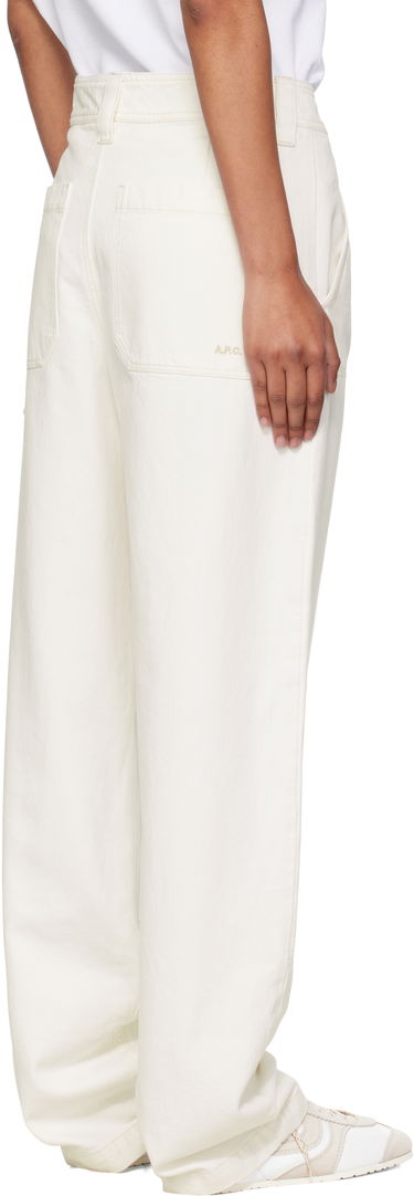Cargo bukser A.P.C. A.P.C. Gustav Carpenter Pants Hvid | COGZV-M08484, 2