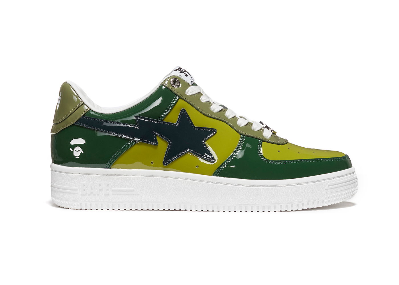 Sneakers og sko BAPE Bape Sta Low "Color Camo Combo Green" Grøn | 001FWH201046_GRN, 0