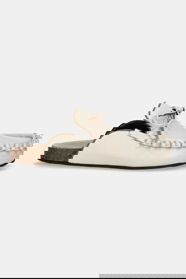 Sneakers og sko JW Anderson JW Anderson Leather Mules Hvid | LF0069.LA0323.002, 1