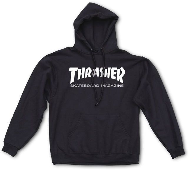 Sweatshirt Thrasher Skate Mag Hoodie Sort | 113103BLK, 0