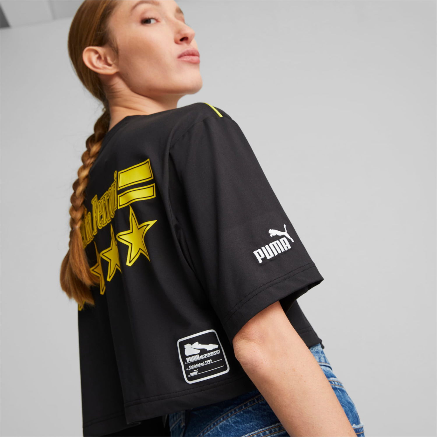 T-shirt Puma x Scuderia Ferrari x June Ambrose Motorsport T-Shirt Sort | 539859_01, 0