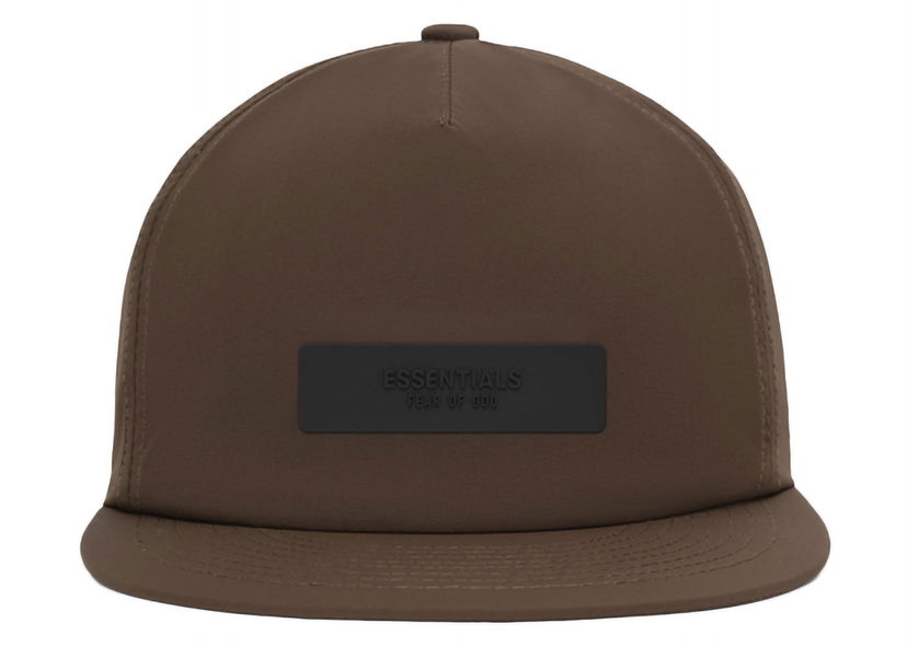 Kasket Fear of God Essentials Core Collection Nylon Baseball Cap Brun | 642SU247116F