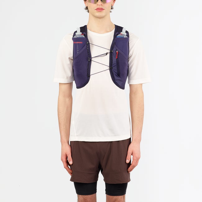 Rygsæk Salomon Active Skin 4 Hydration Vest Mørkeblå | LC2720200