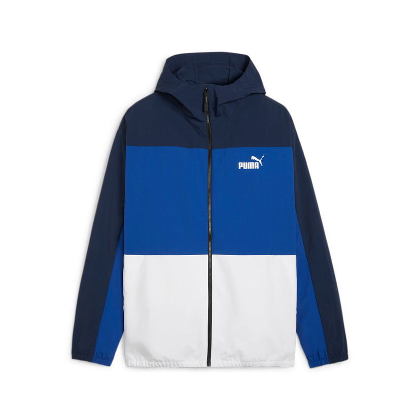 Vindjakke Puma Colorblock Windbreaker Jacket Blå | 675387-14