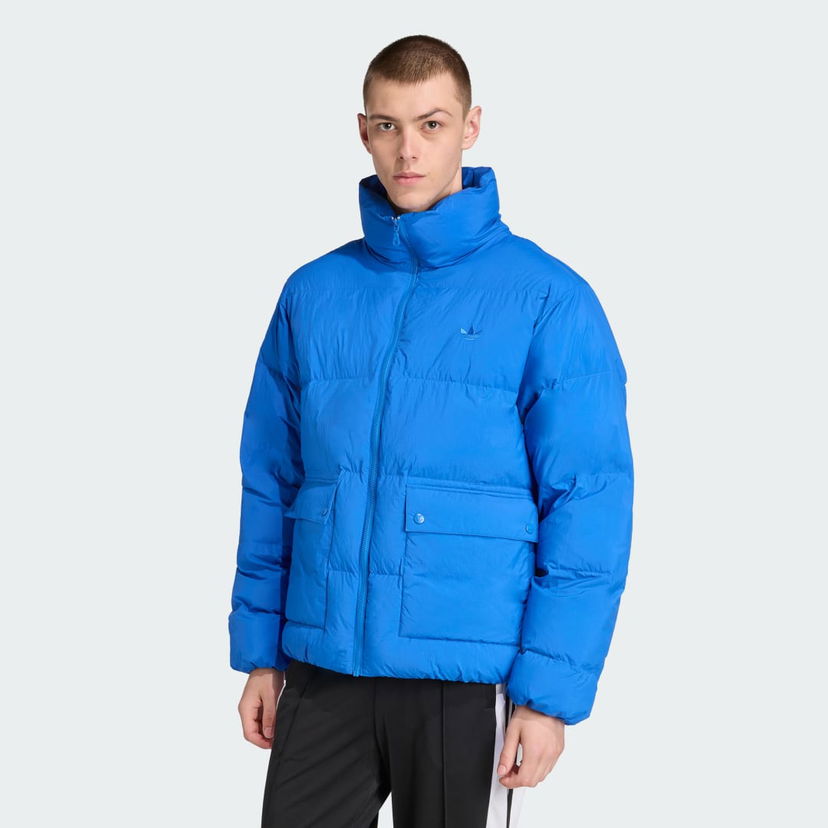Puffer jakke adidas Originals adidas Originals Faux Down Puffer Jacket Blå | JX4088