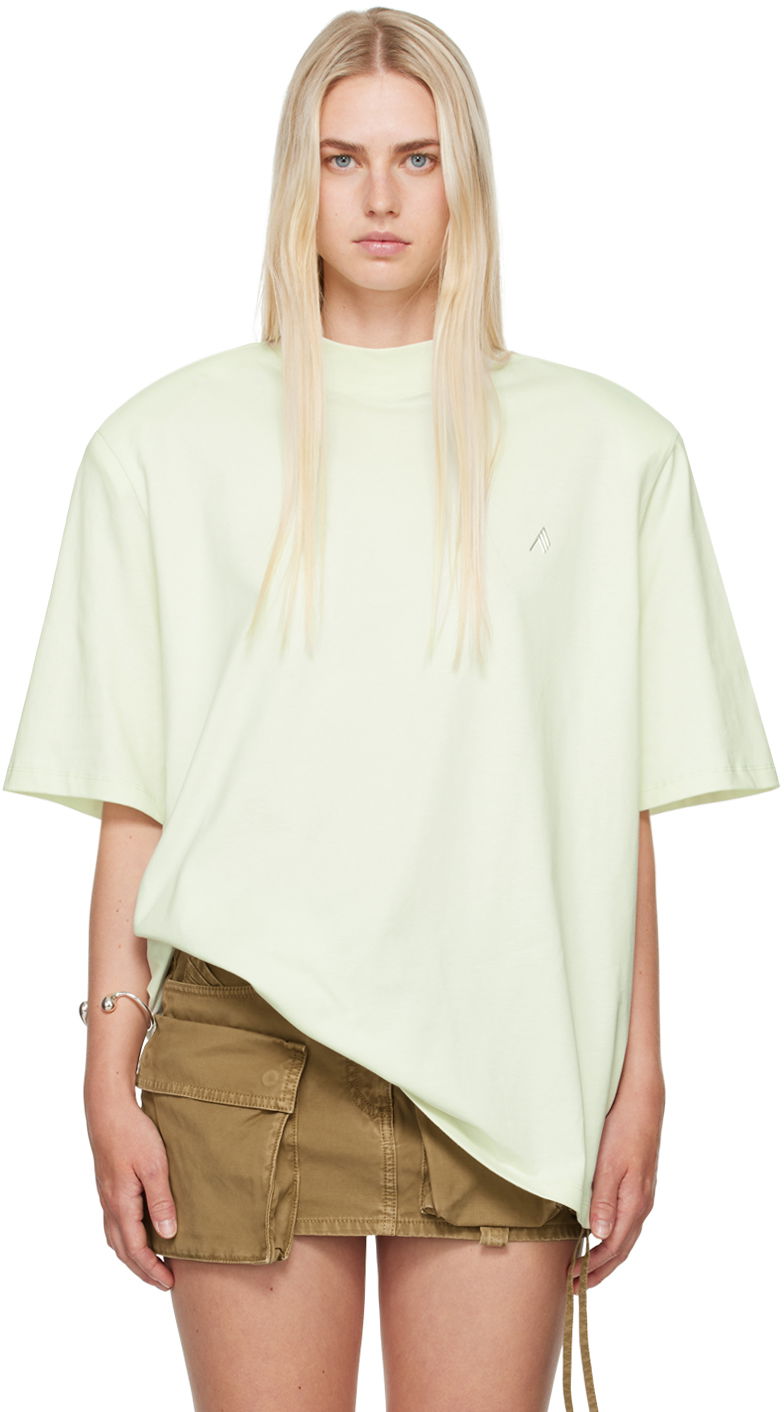T-shirt The Attico Attico Kilie T-Shirt Grøn | 247WCT173 J025