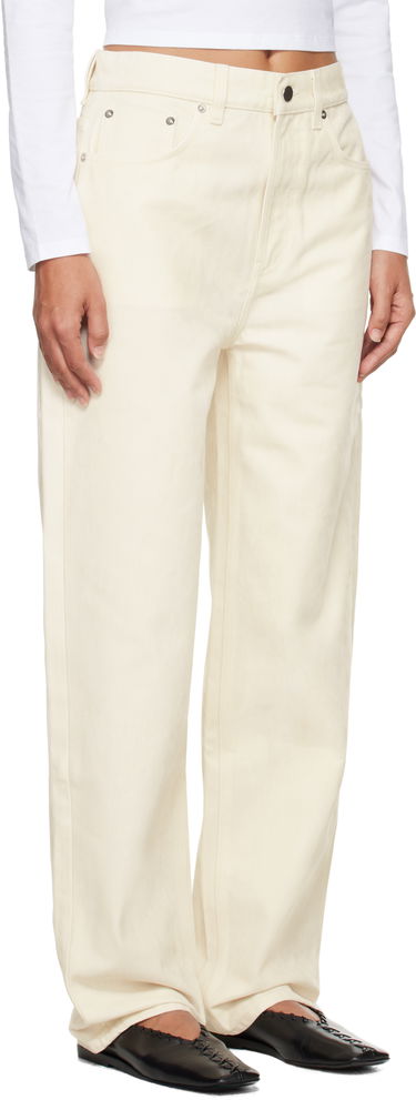 Jeans Loulou de Saison Loulou de Saison Asmar Velvet Jeans Hvid | ASMAR, 1