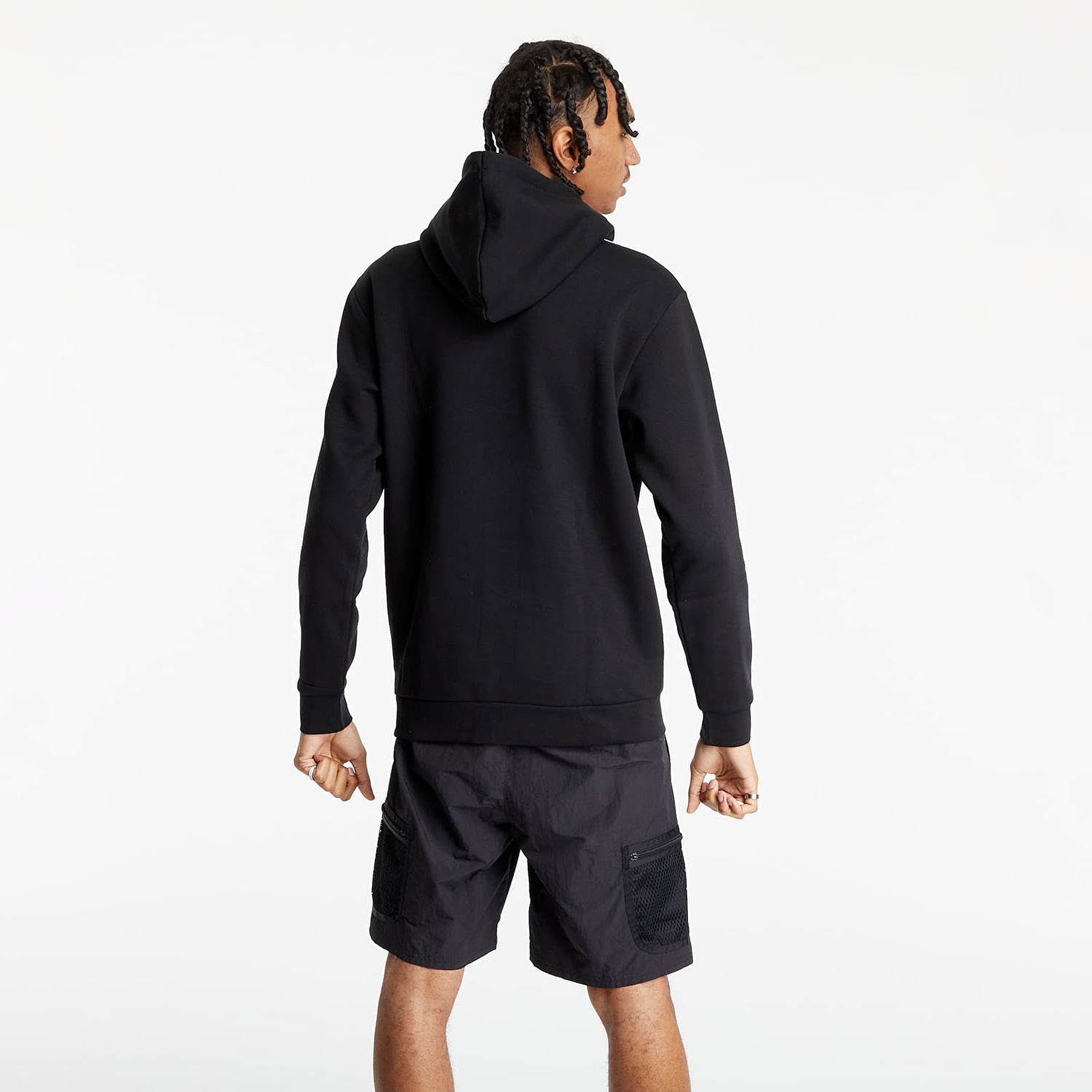 Sweatshirt adidas Originals 3-Stripes Hoody Sort | H06676, 1