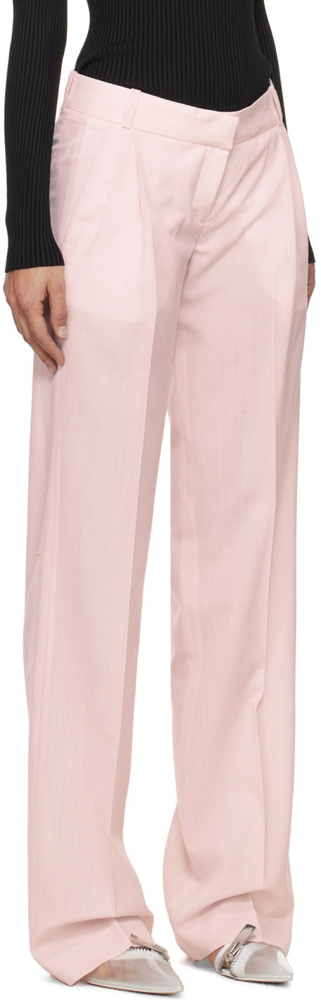 Bukser Coperni Glen Check Trousers Lyserød | COPP63834, 1