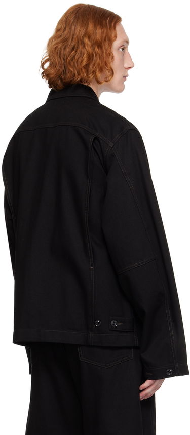 Jakke LEMAIRE Boxy Denim Jacket Sort | OW306 LD1000, 2