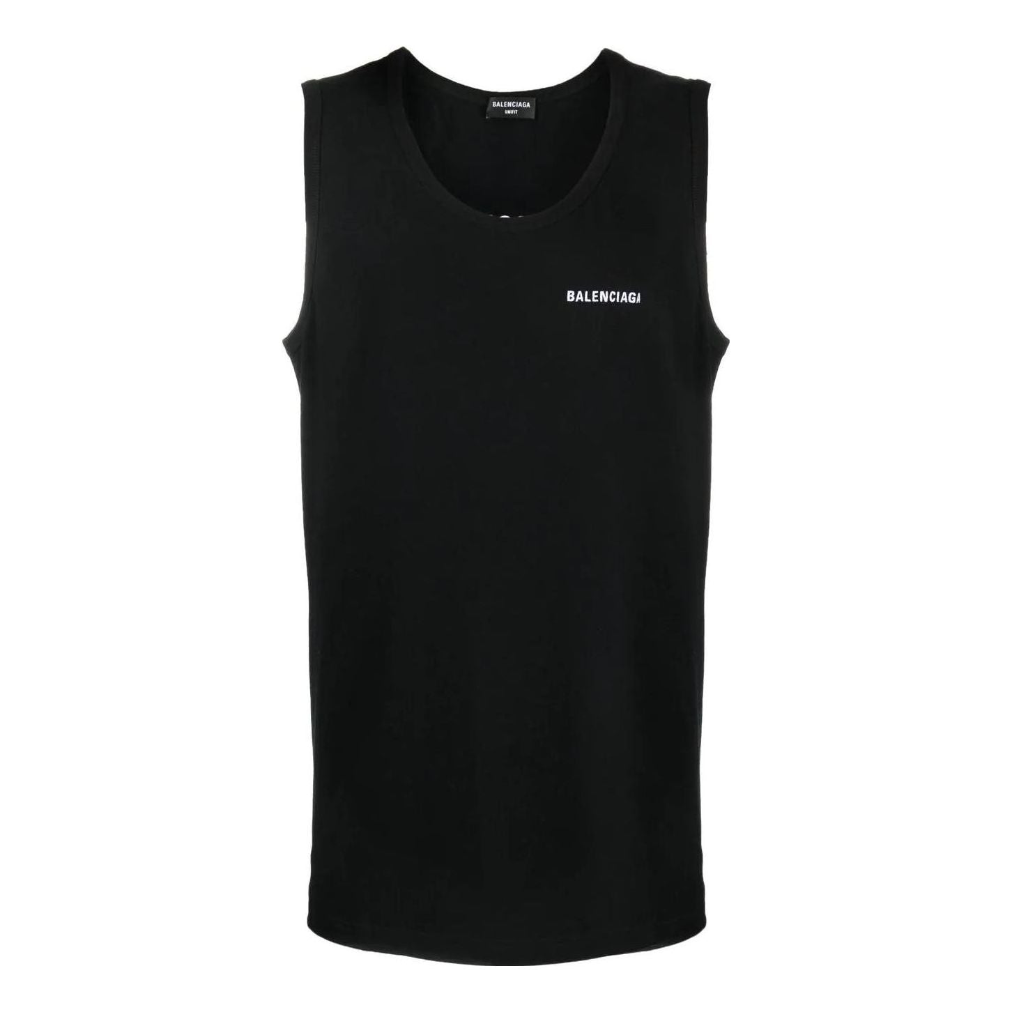 Tanktop Balenciaga Loose Tank Top Sort | 697880TMVM31070, 0