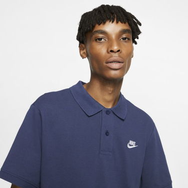 Polo skjorte Nike Sportswear Polo Mørkeblå | cj4456-410, 0