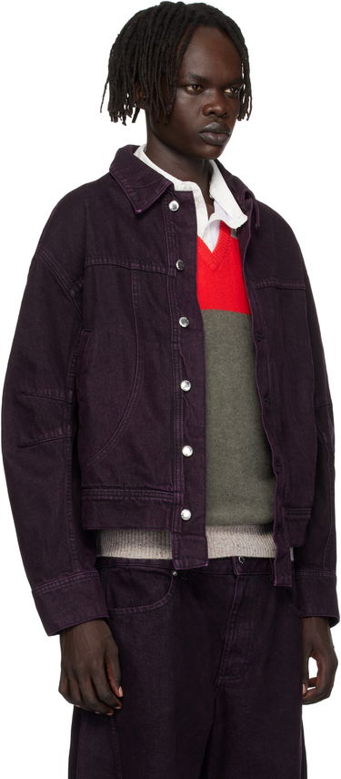 Jakke Eckhaus Latta Eckhaus Latta 'El Jacket Redux' Denim Jacket Lilla | 1224-EL-PF25-A, 1