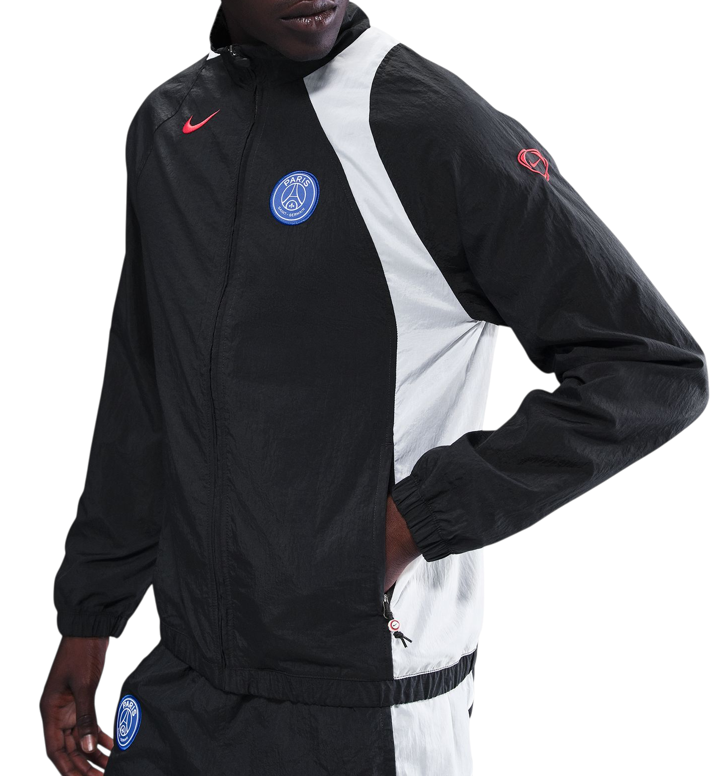 Jakke Nike Paris Saint-Germain Total 90 Track Jacket Sort | hq9739-010, 0