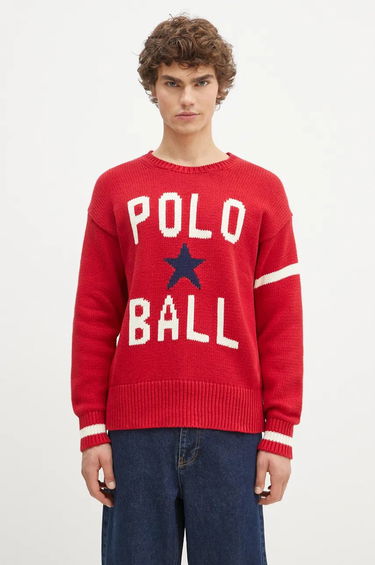 Sweater Polo by Ralph Lauren Crewneck Sweater Rød | 710949298, 0