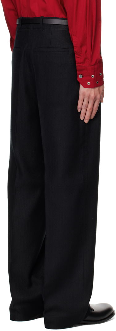 Bukser OUR LEGACY OUR LEGACY Borrowed Pinstripe Trousers Sort | M4254BC, 2