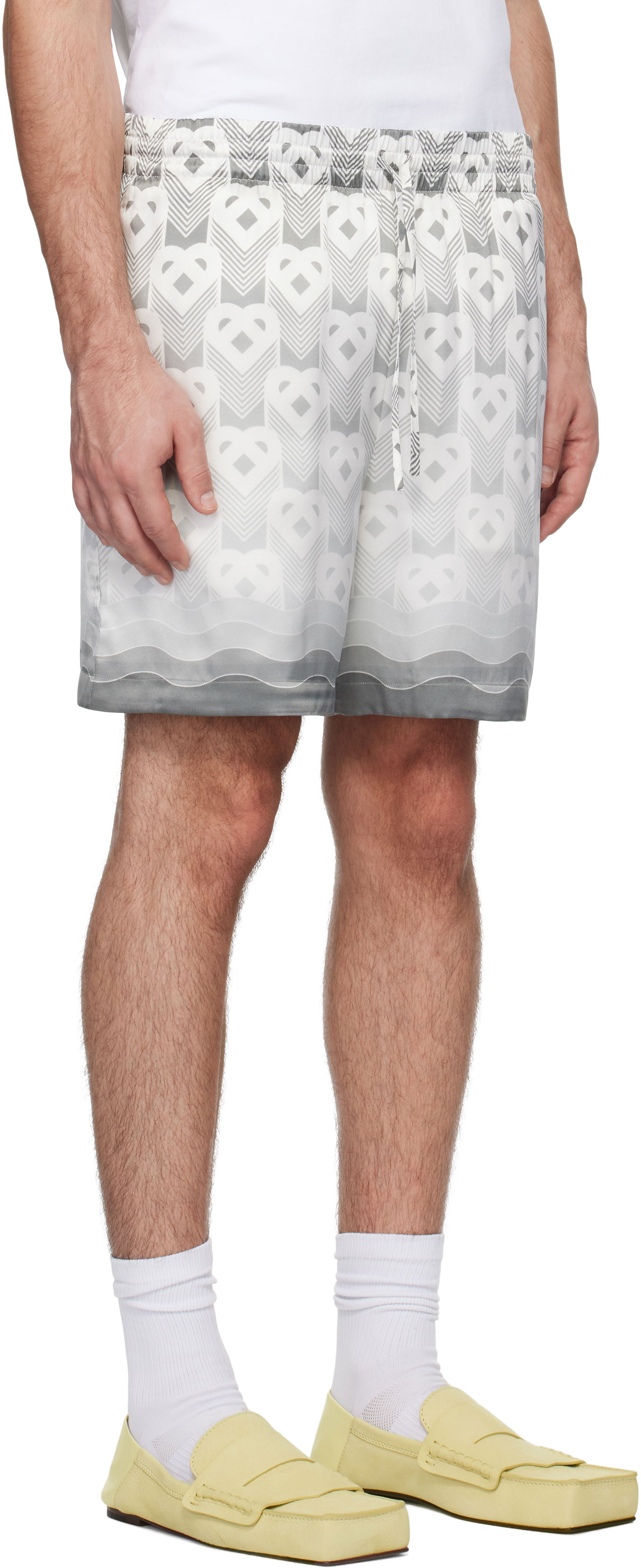 Shorts Casablanca Drawstring Shorts Grå | MPS25-TR-012-01, 1