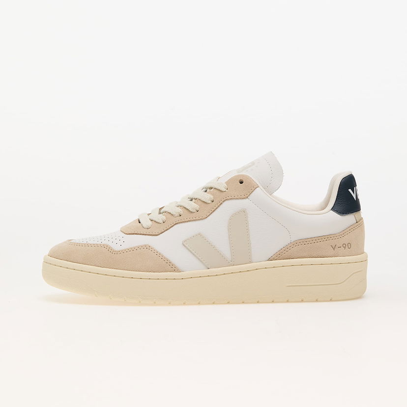 Sneakers og sko Veja V-90 Extra White Pierre Nautico Beige | VD2003461B